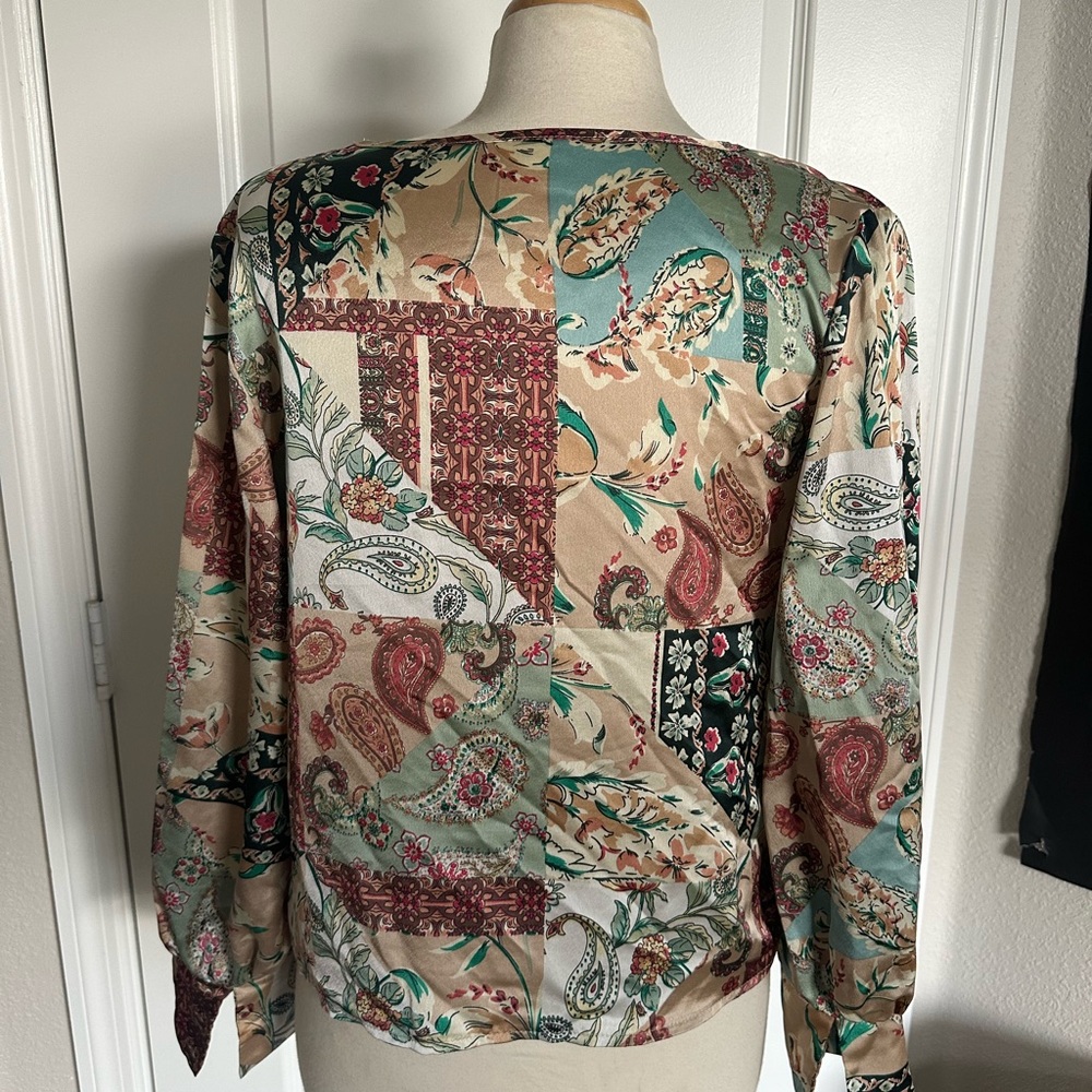 Work Blouse , Flowy Blouse